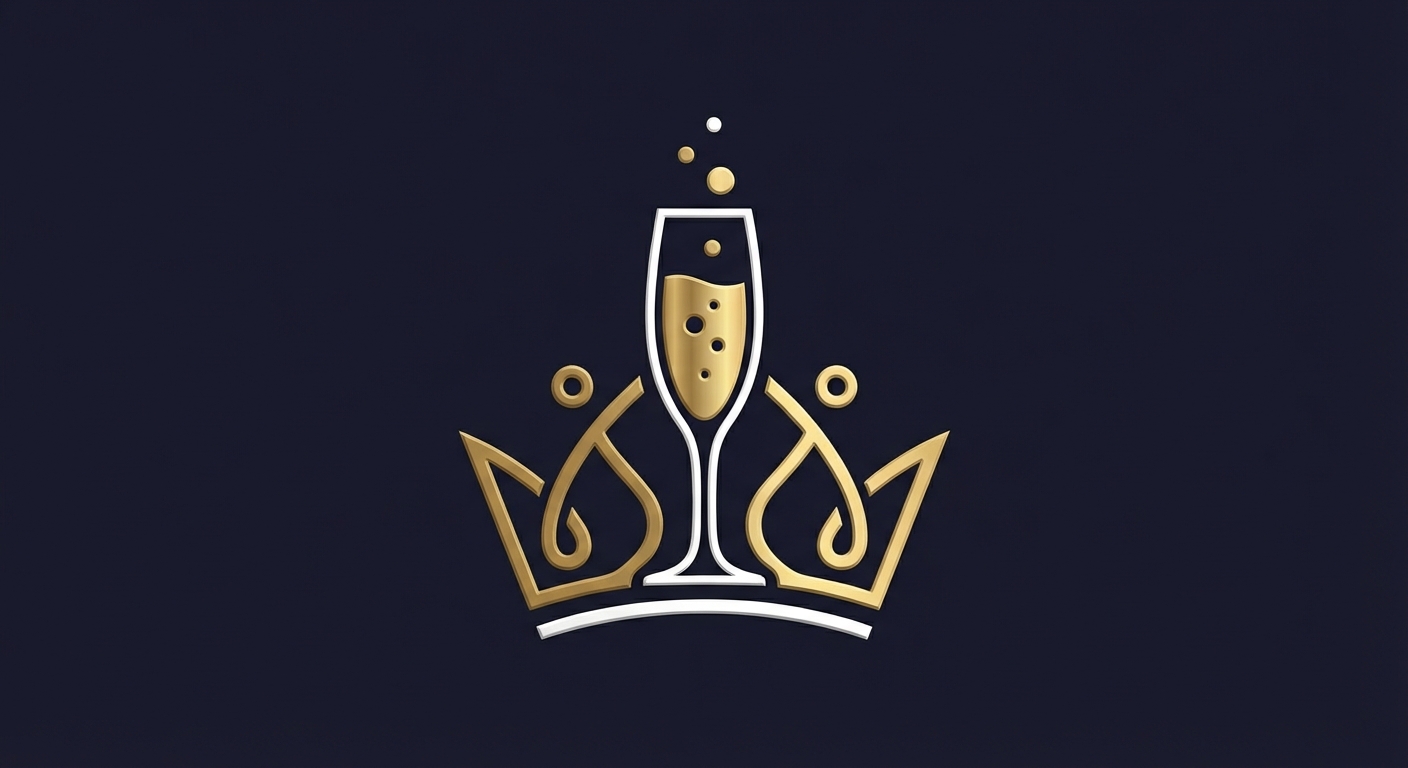 BLI55 Champagne Flute Crown