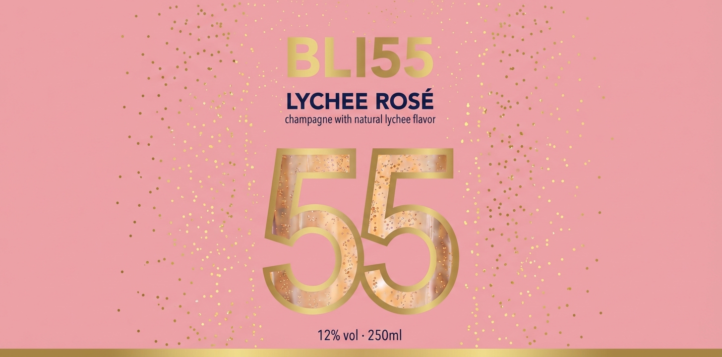 Lychee Ros&eacute; Label