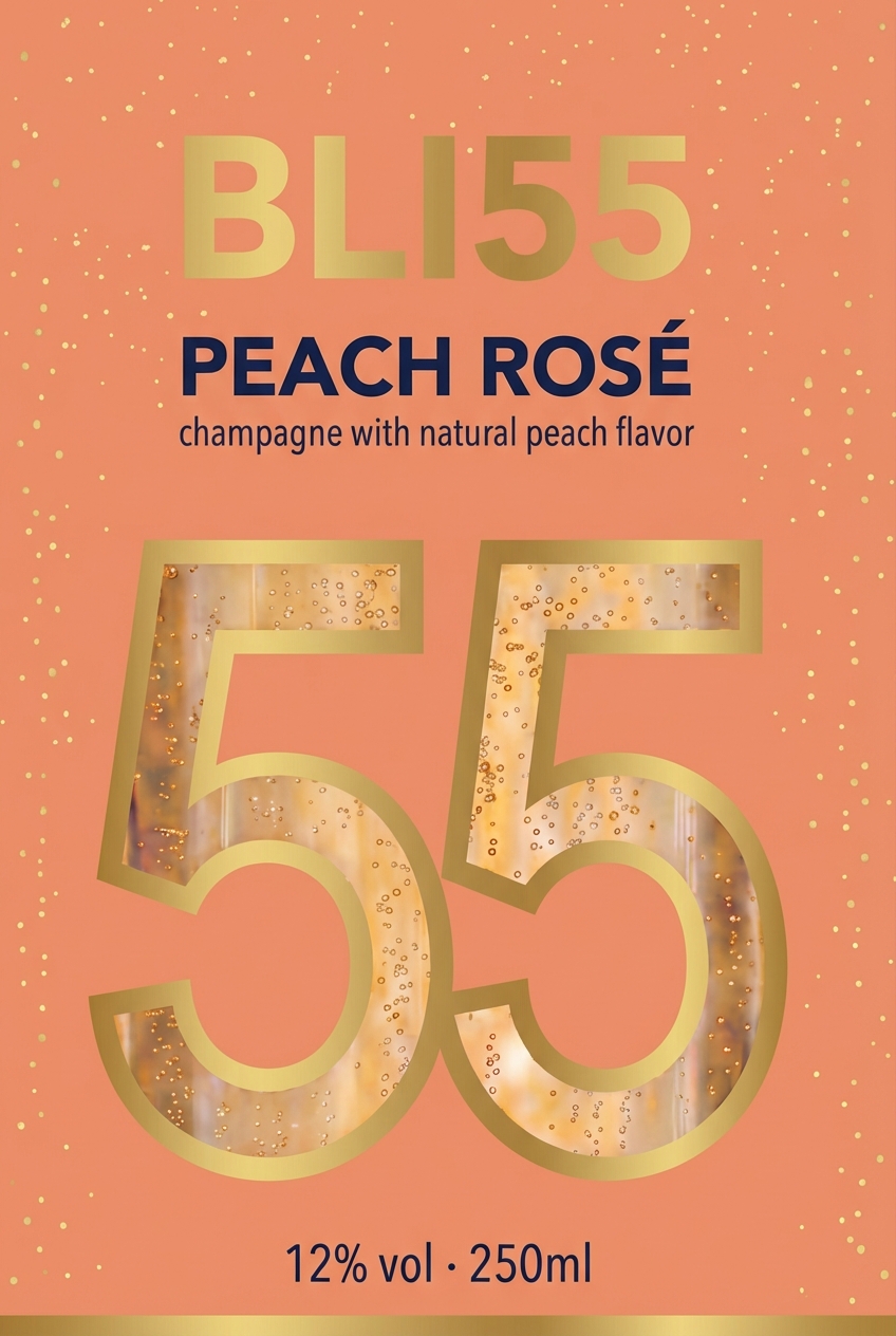 Peach Ros&eacute; Label